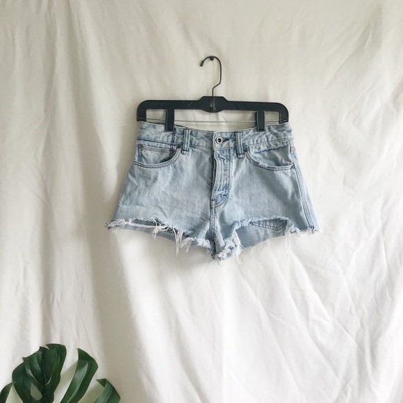 Free People Pants - Free People Jean semihigh waisted distressed short Free People Pants - Free People Jean semihigh waisted distressed short